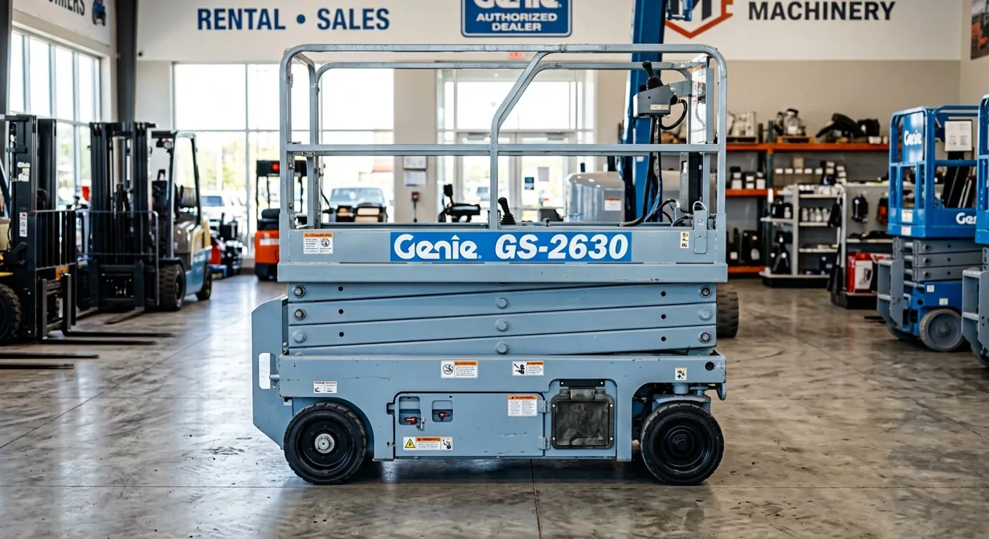 Plataforma de tijera Genie GS-2630 · eléctrica